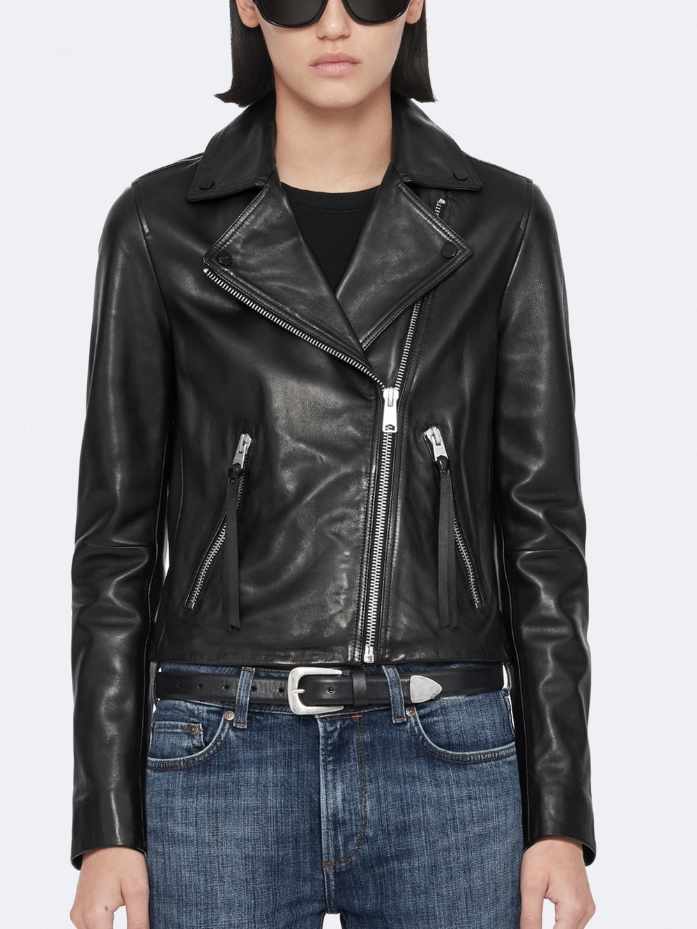AllSaints Dalby Leather Jacket- Like New